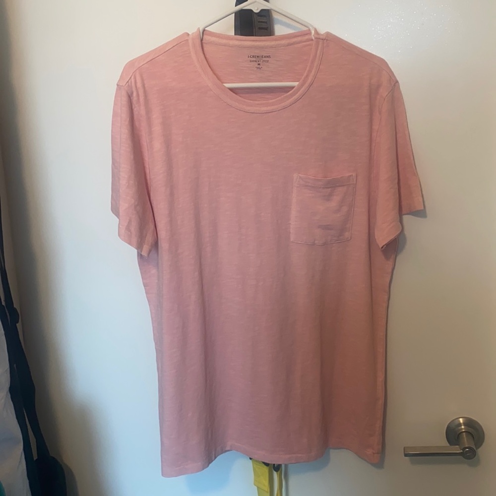 J. Crew Garment dyed tee (Pink)
